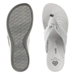 Clarks Arla Glison Grey Fabric 17 Clarks Arla Glison Grey Fabric -Clarks 26124906 W 7