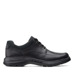 Clarks Un Brawley Lace Black Leather