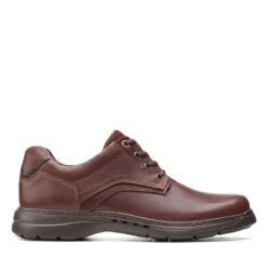 Clarks Brawley Pace Mahogany Leather