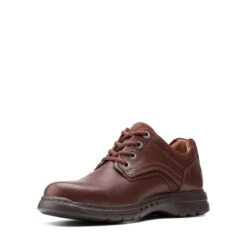 Clarks Brawley Pace Mahogany Leather -Clarks 26151782 W 4