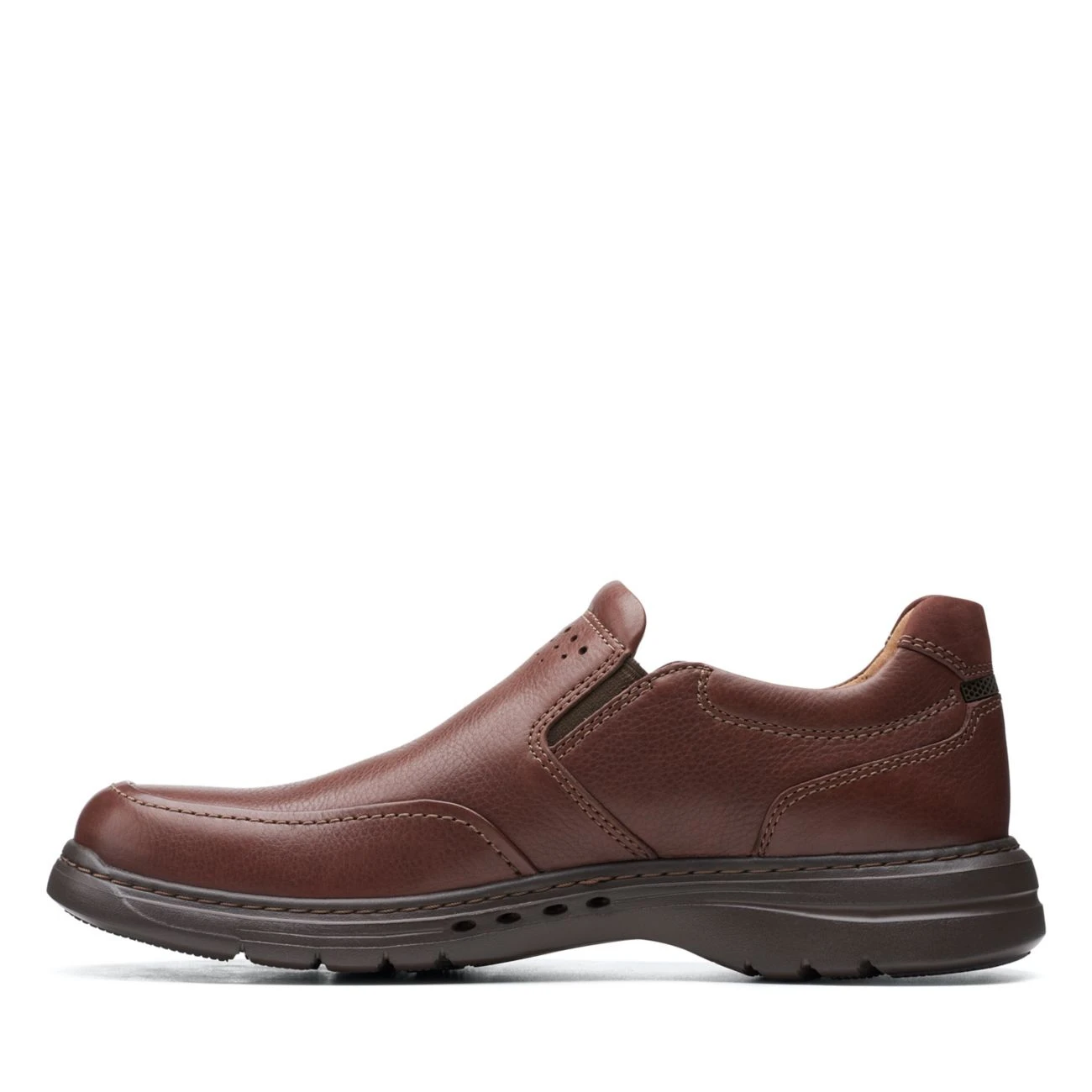 Clarks Un Brawley Step Mahogany Leather 7 Clarks Un Brawley Step Mahogany Leather - Image 5