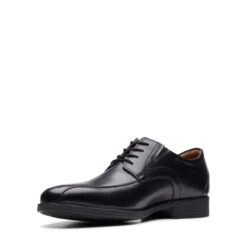 Clarks Whiddon Pace Black Leather -Clarks 26152909 W 4