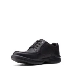 Clarks Bradley Vibe Black Tumbled Leather -Clarks 26153158 W 4