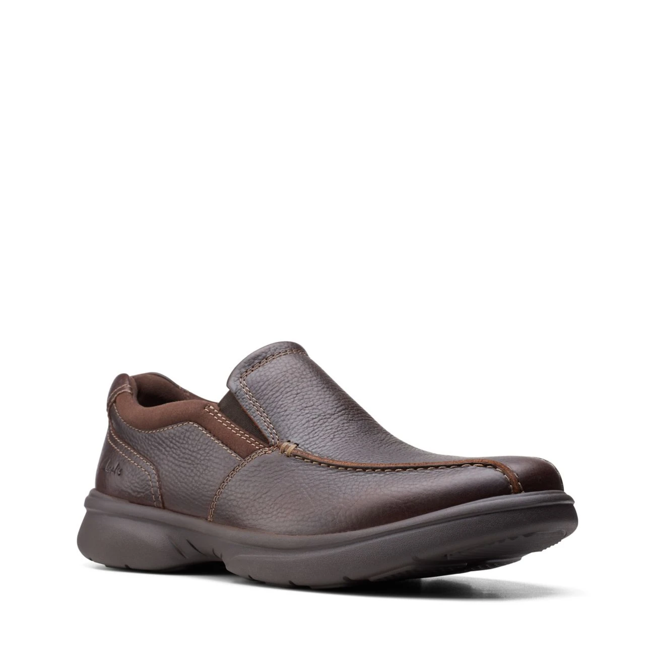 Clarks Bradley Step Brown Tumbled 4 Clarks Bradley Step Brown Tumbled - Image 2