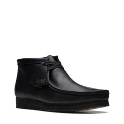 Clarks Wallabee Boot Black Leather 13 Clarks Wallabee Boot Black Leather -Clarks 26155512 W 2