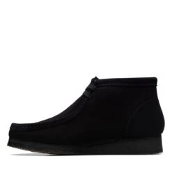 Clarks Wallabee Boot Black Suede 14 Clarks Wallabee Boot Black Suede -Clarks 26155517 W 5