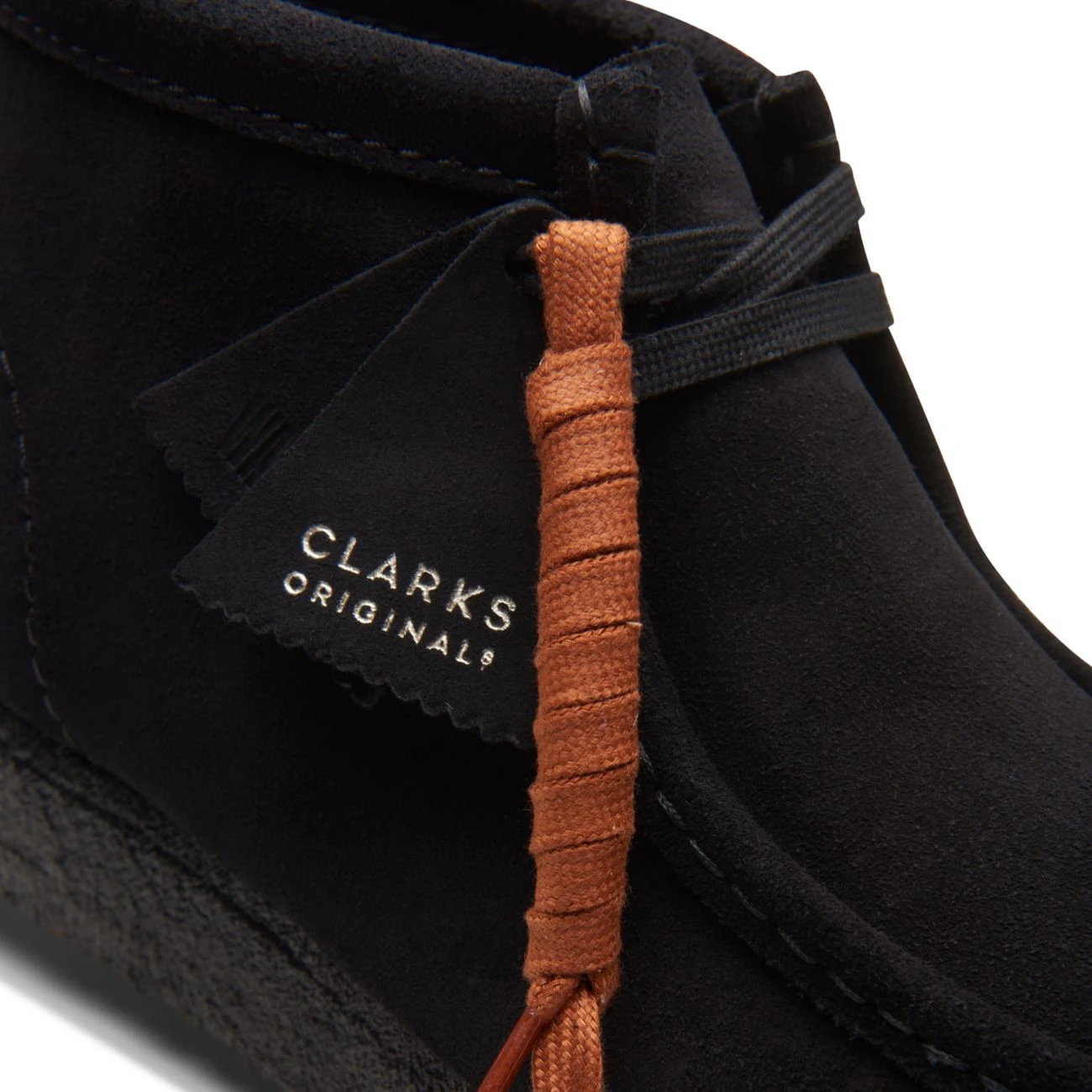 Clarks Wallabee Boot Black Suede 10 Clarks Wallabee Boot Black Suede - Image 8