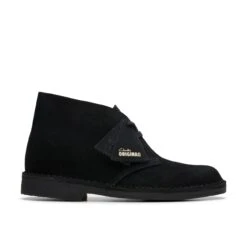 Clarks Desert Boot Black Suede