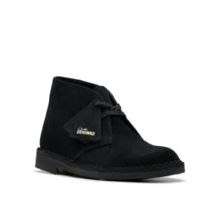 Clarks Desert Boot Black Suede 16 Clarks Desert Boot Black Suede -Clarks 26155524 W 7