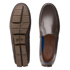 Clarks Markman Plain Dark Brown 15 Clarks Markman Plain Dark Brown -Clarks 26158706 W 7