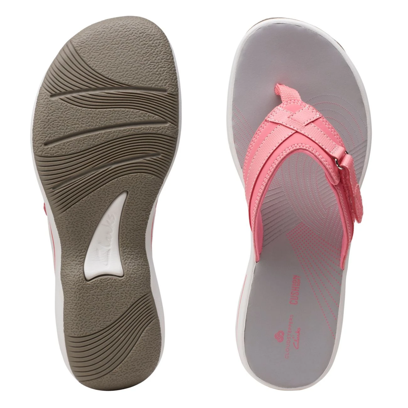 Clarks BREEZE SEA Bright Pink Syn 9 Clarks BREEZE SEA Bright Pink Syn - Image 7