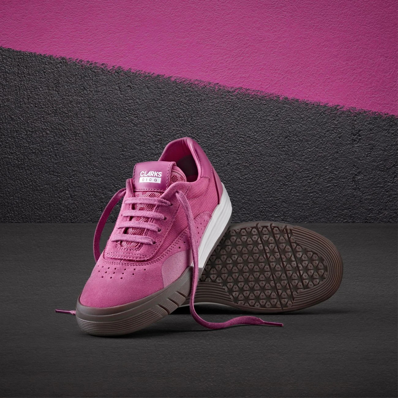 Clarks Cica Youth Pink Suede 18 Clarks Cica Youth Pink Suede - Image 16