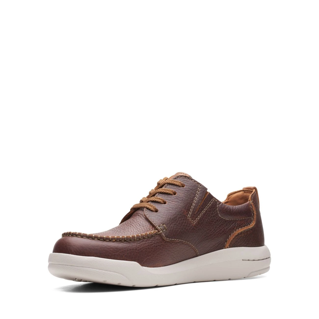 Clarks Driftway Low Dark Tan Leather 6 Clarks Driftway Low Dark Tan Leather - Image 4