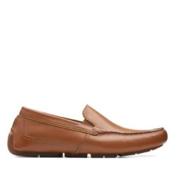 Clarks Markman Plain Tan Leather