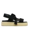 Clarks Crepe Sandal Black Combination 1 Clarks Crepe Sandal Black Combination -Clarks 26164515 W 1