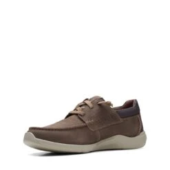 Clarks Gorwin Moc Brown Nubuck 12 Clarks Gorwin Moc Brown Nubuck -Clarks 26164686 W 4