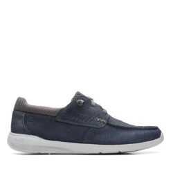 Clarks Gorwin Moc Navy Nubuck