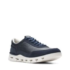Clarks Nature X One Navy Combination 18 Clarks Nature X One Navy Combination -Clarks 26165998 W 2