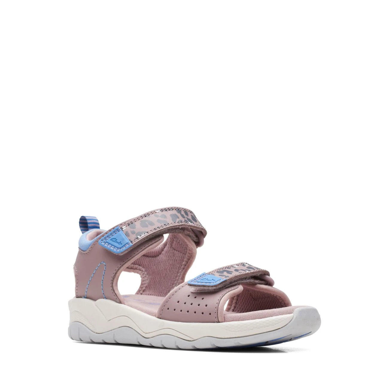 Clarks Clowder Print Kid Grey/Pink 7 Clarks Clowder Print Kid Grey/Pink - Image 5