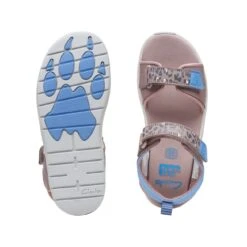 Clarks Clowder Print Older Grey/Pink 15 Clarks Clowder Print Older Grey/Pink -Clarks 26166198 W 7