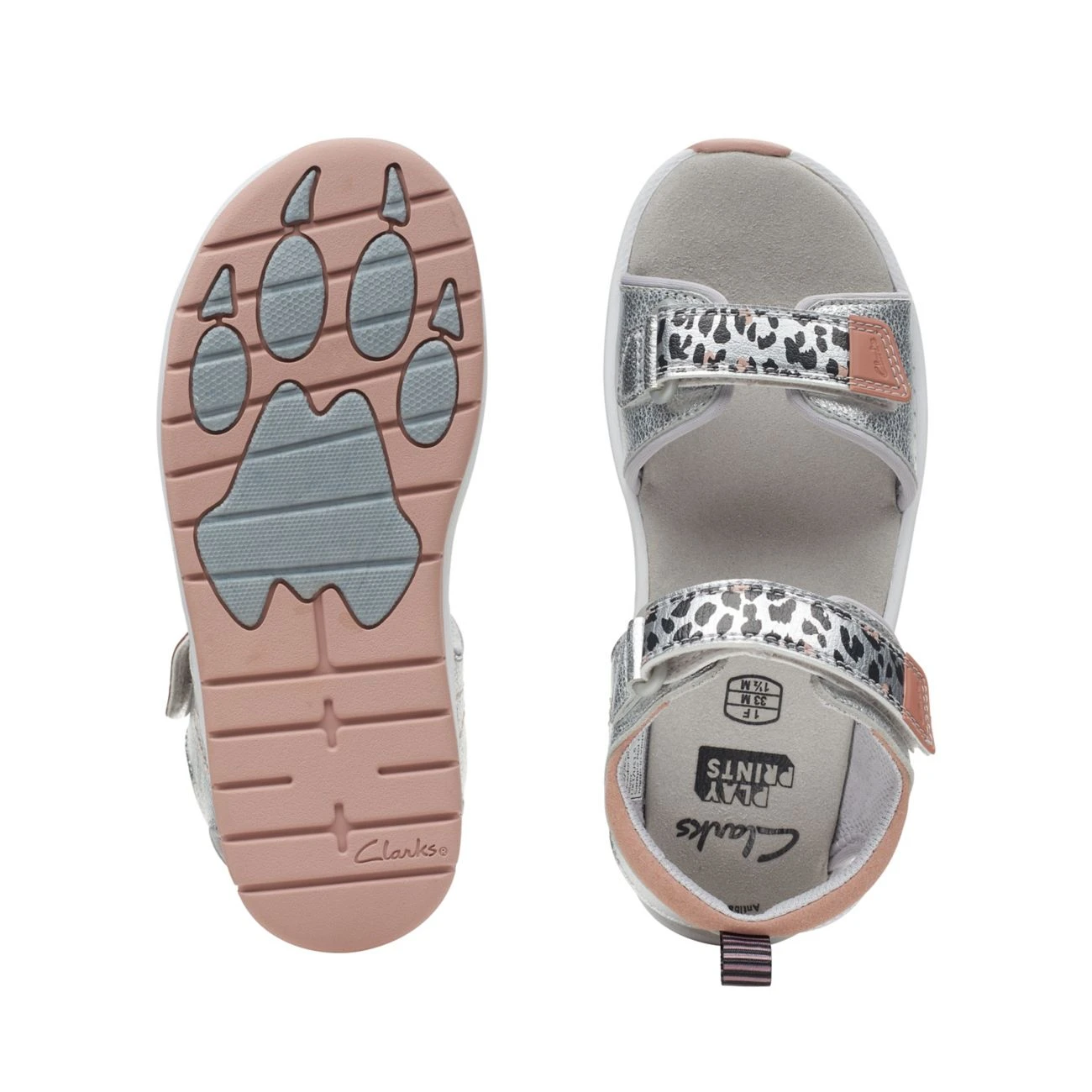 Clarks Clowder Print Older Silver 9 Clarks Clowder Print Older Silver - Image 7