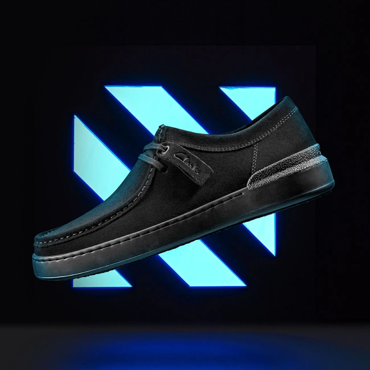 Clarks Court Lite Wally Black/Black 4 Clarks Court Lite Wally Black/Black - Image 2