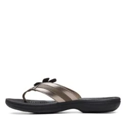 Clarks Brinkley Flora Pewter/Black 13 Clarks Brinkley Flora Pewter/Black -Clarks 26167181 W 5
