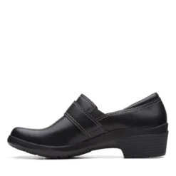 Clarks Angie Poppy Black Leather 13 Clarks Angie Poppy Black Leather -Clarks 26167641 W 5