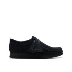 Clarks Wallabee O Black Suede