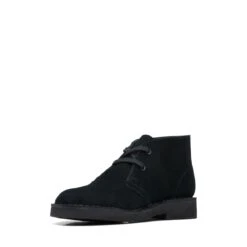 Clarks Desert Boot Older Black Suede 12 Clarks Desert Boot Older Black Suede -Clarks 26168039 W 4