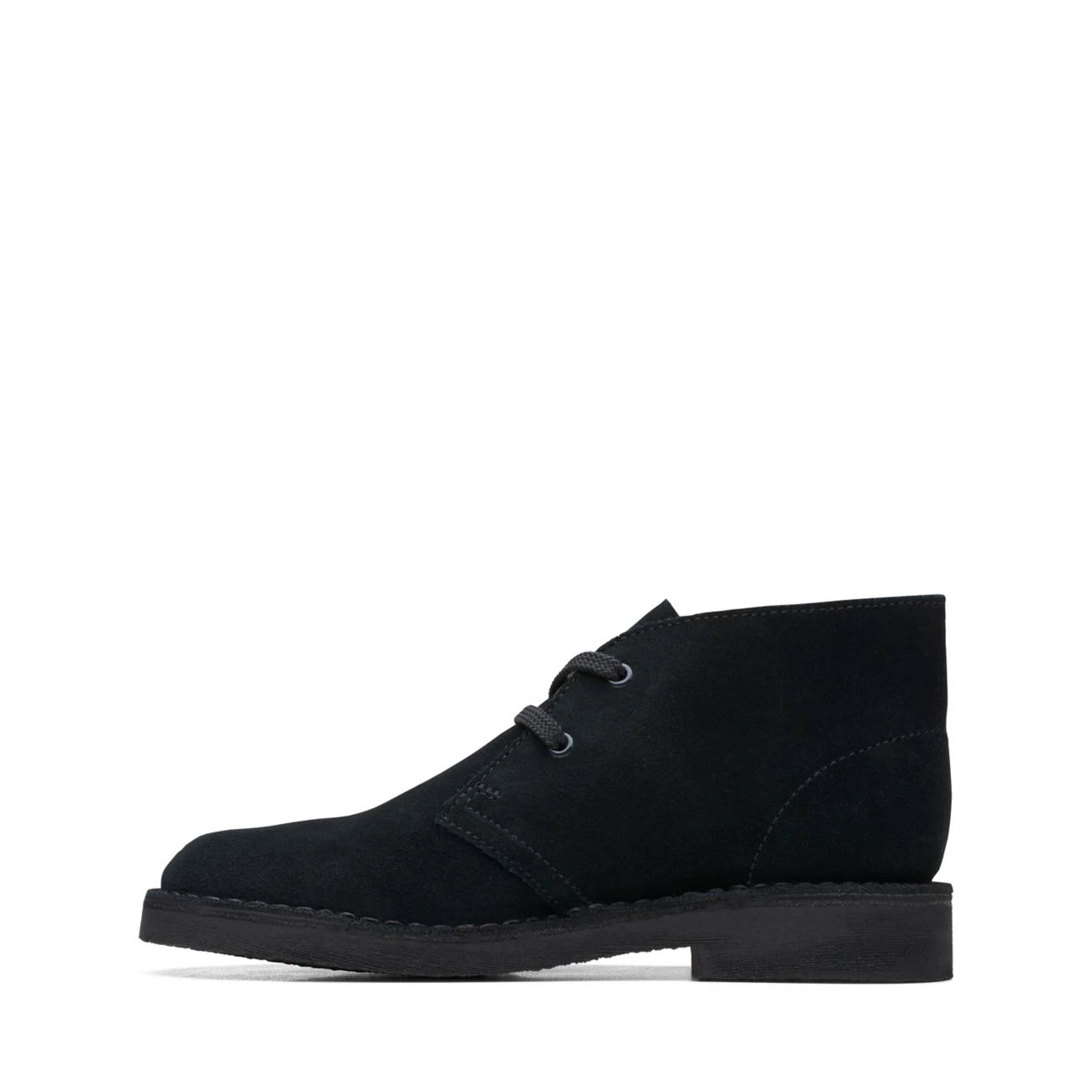 Clarks Desert Boot Older Black Suede 7 Clarks Desert Boot Older Black Suede - Image 5