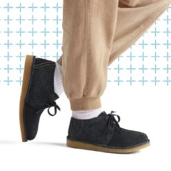 Clarks Desert Trek Older Navy Combination 17 Clarks Desert Trek Older Navy Combination -Clarks 26168043 W 12