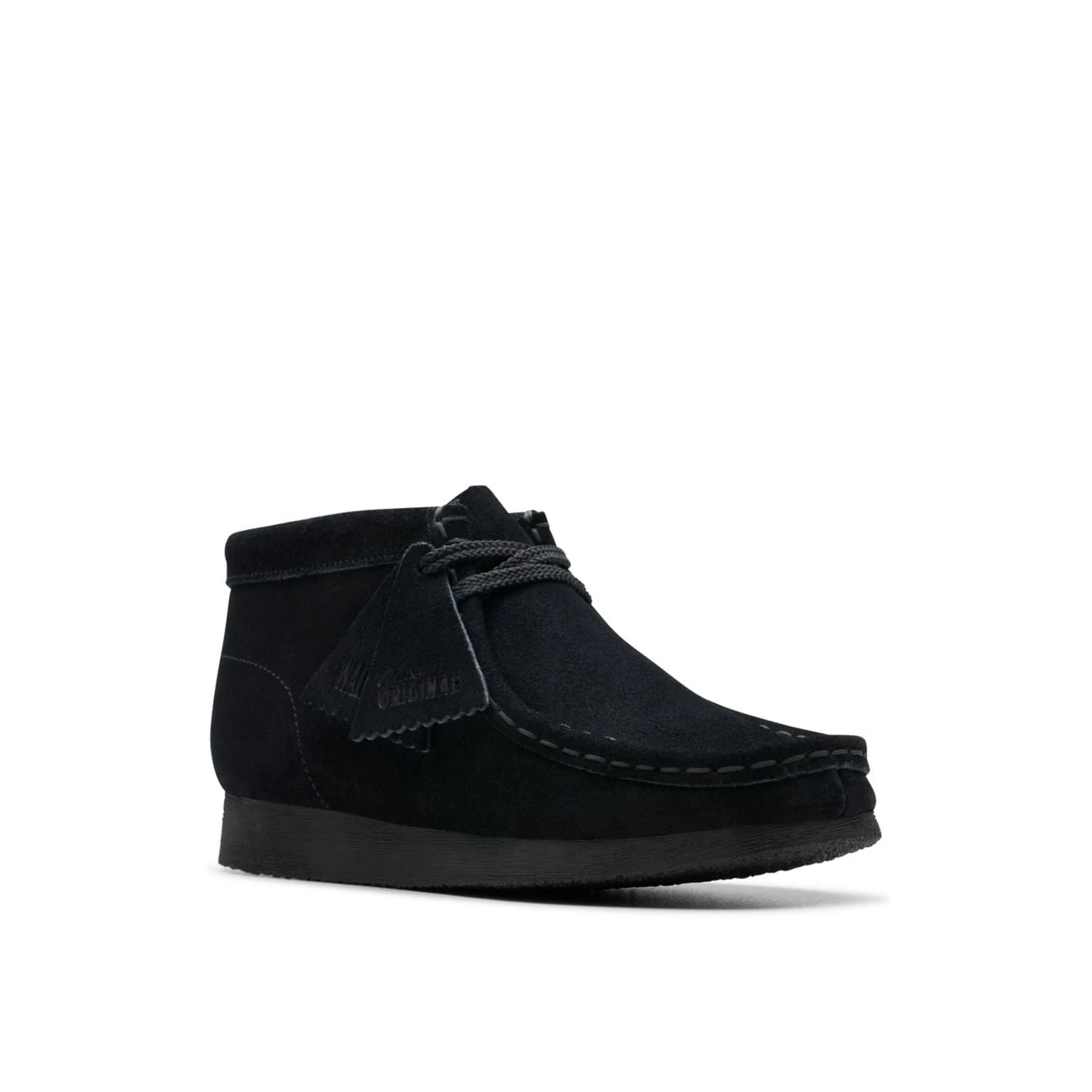 Clarks Wallabee Boot Older Black Suede 9 Clarks Wallabee Boot Older Black Suede - Image 7