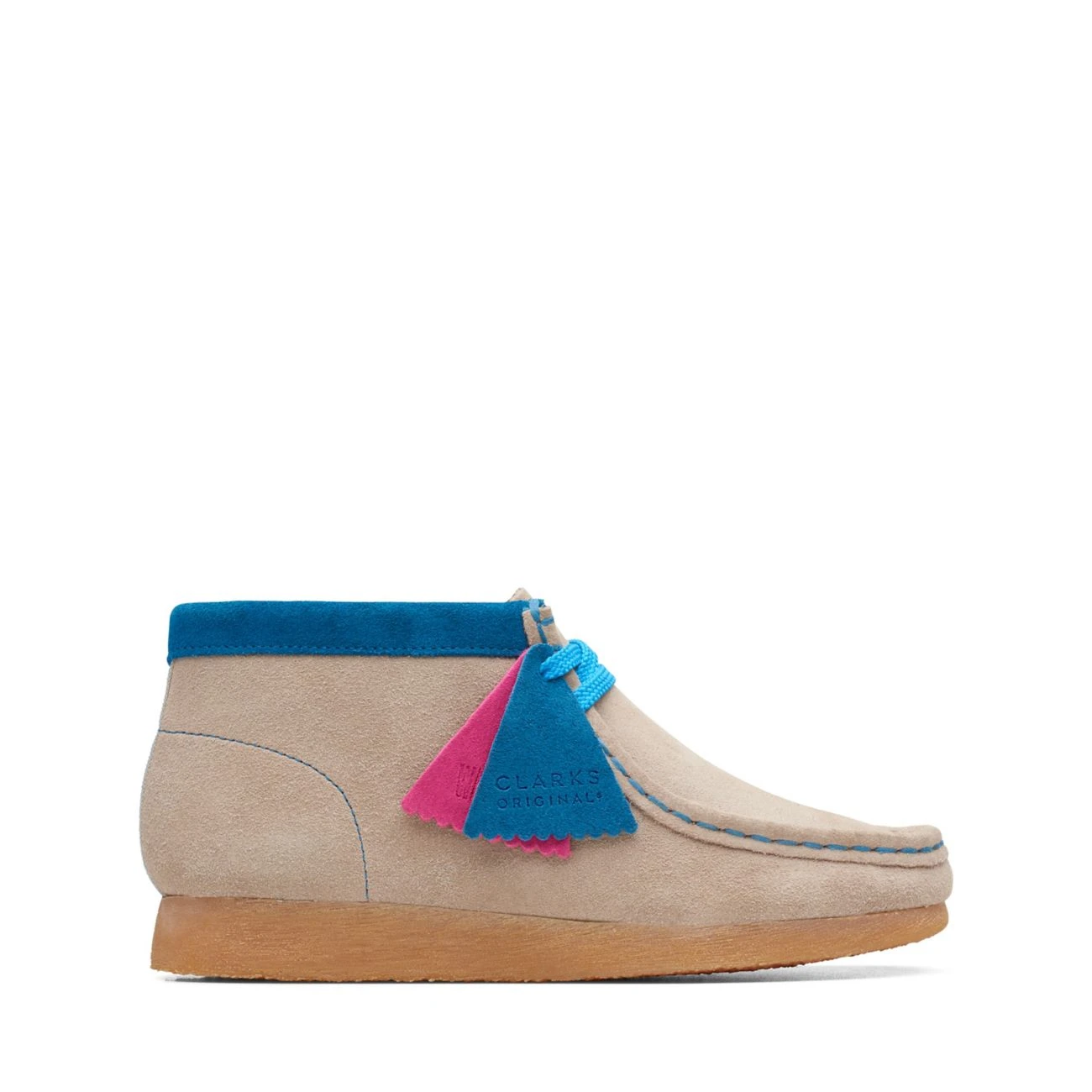 Clarks Wallabee Boot Older Sand Combi 3 Clarks Wallabee Boot Older Sand Combi