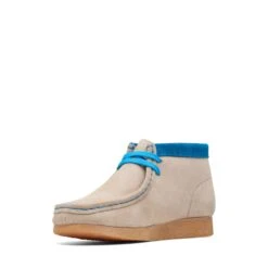Clarks Wallabee Boot Older Sand Combi 12 Clarks Wallabee Boot Older Sand Combi -Clarks 26168125 W 4