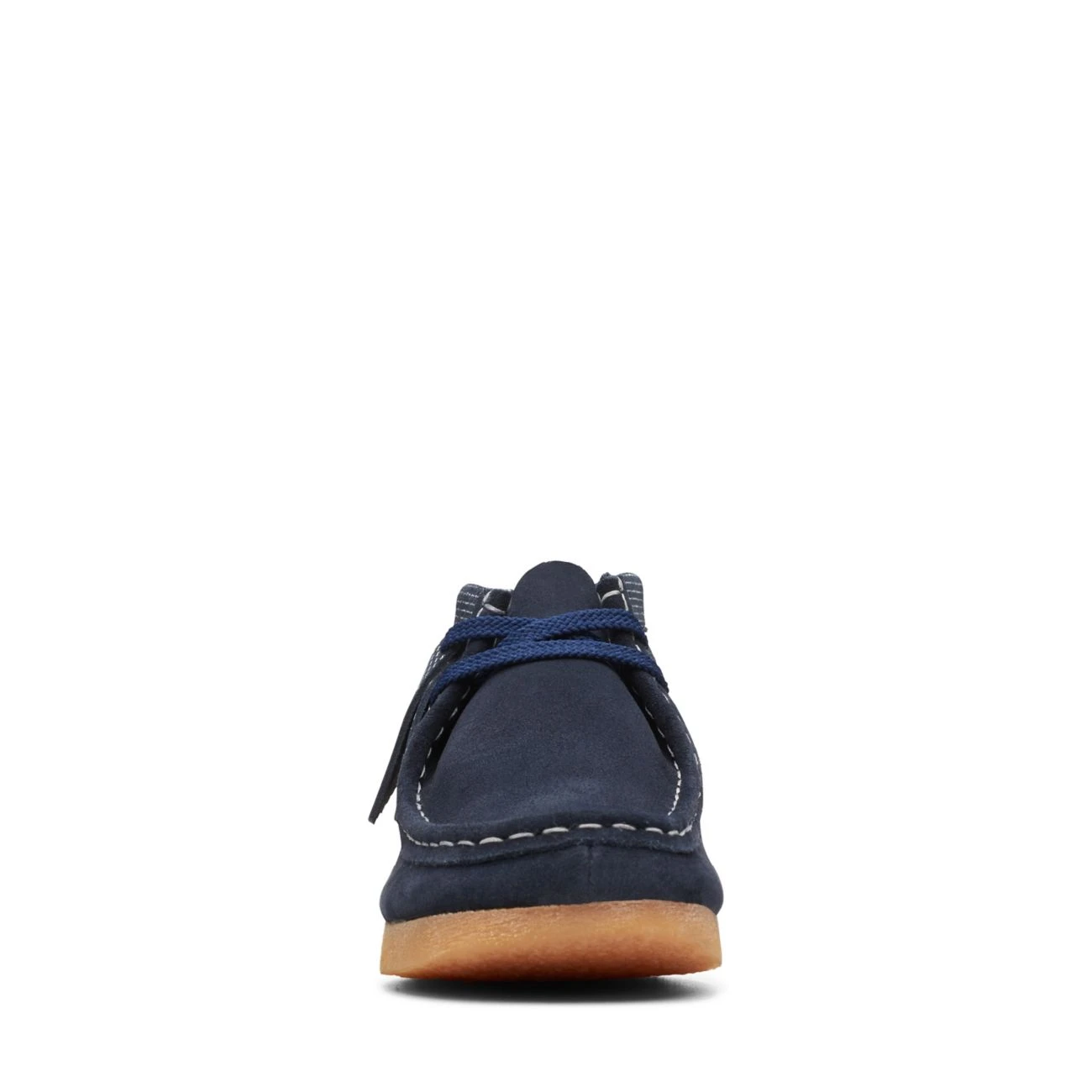 Clarks Wallabee Boot Older Navy Combination 5 Clarks Wallabee Boot Older Navy Combination - Image 3