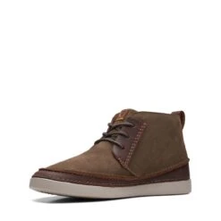 Clarks Gereld Mid Taupe Suede 12 Clarks Gereld Mid Taupe Suede -Clarks 26168166 W 4