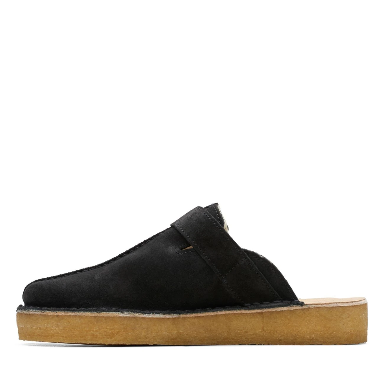 Clarks Trek Mule Black Suede Warmlined 7 Clarks Trek Mule Black Suede Warmlined - Image 5