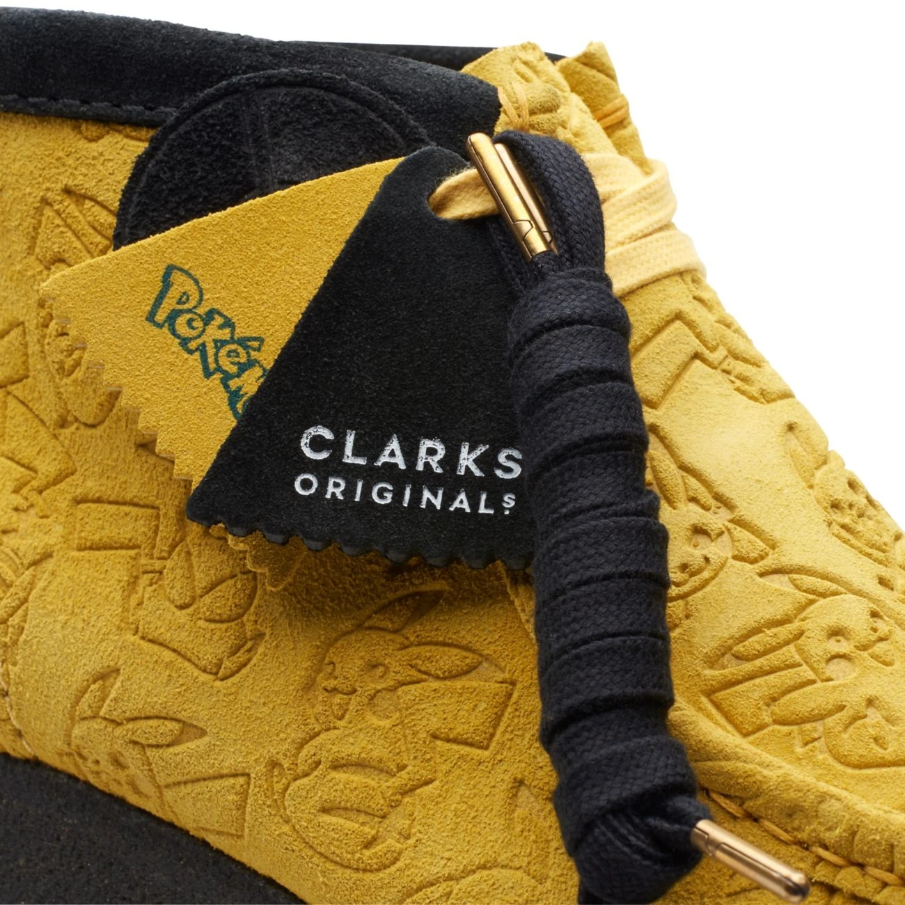 Clarks Wallabee Boot Yellow Embossed 10 Clarks Wallabee Boot Yellow Embossed - Image 8