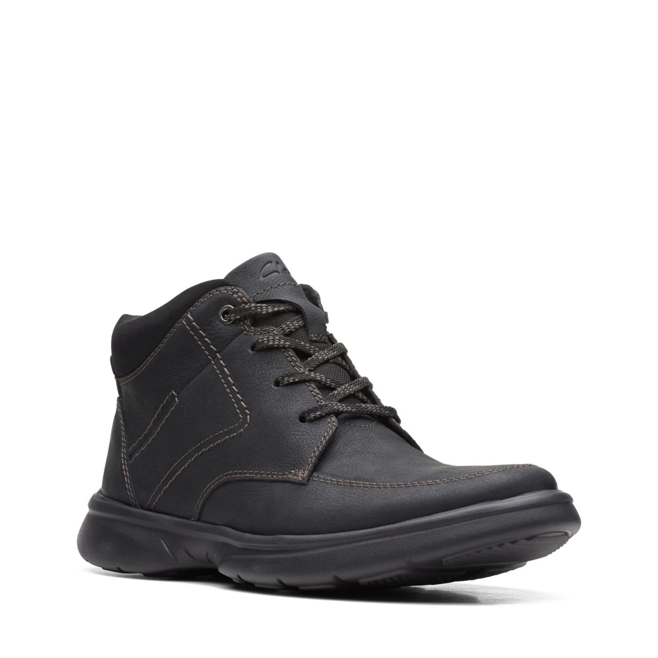 Clarks Bradley Mid Black Tumbled 4 Clarks Bradley Mid Black Tumbled - Image 2