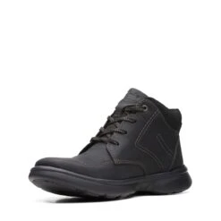 Clarks Bradley Mid Black Tumbled 12 Clarks Bradley Mid Black Tumbled -Clarks 26168659 W 4