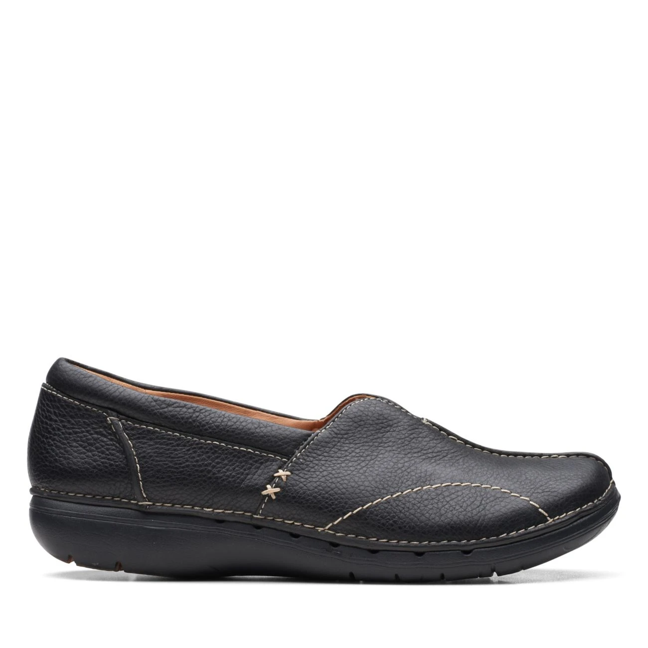 Clarks Un Loop Stride Black 3 Clarks Un Loop Stride Black