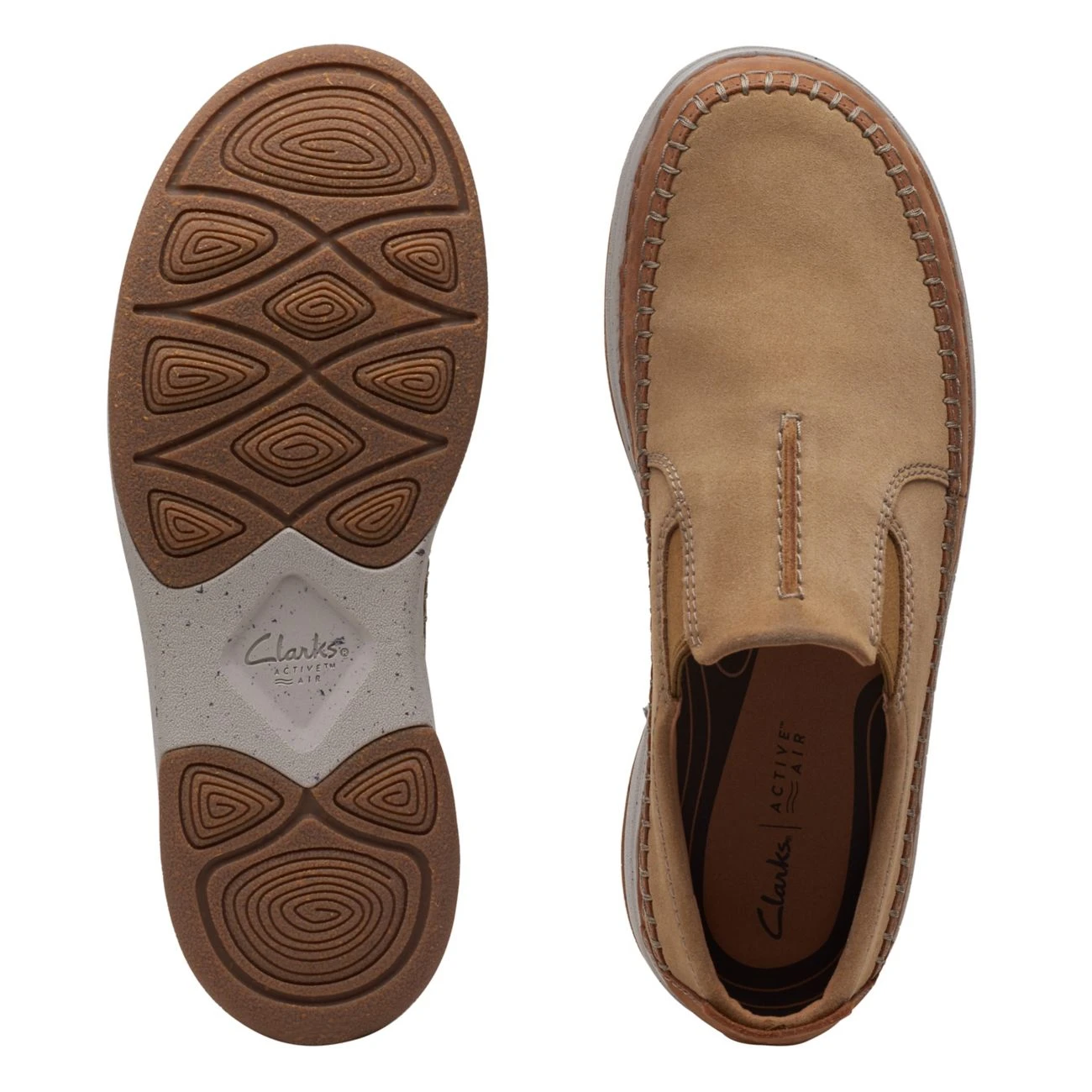 Clarks Nature 5 Walk Dark Sand Combi 9 Clarks Nature 5 Walk Dark Sand Combi - Image 7