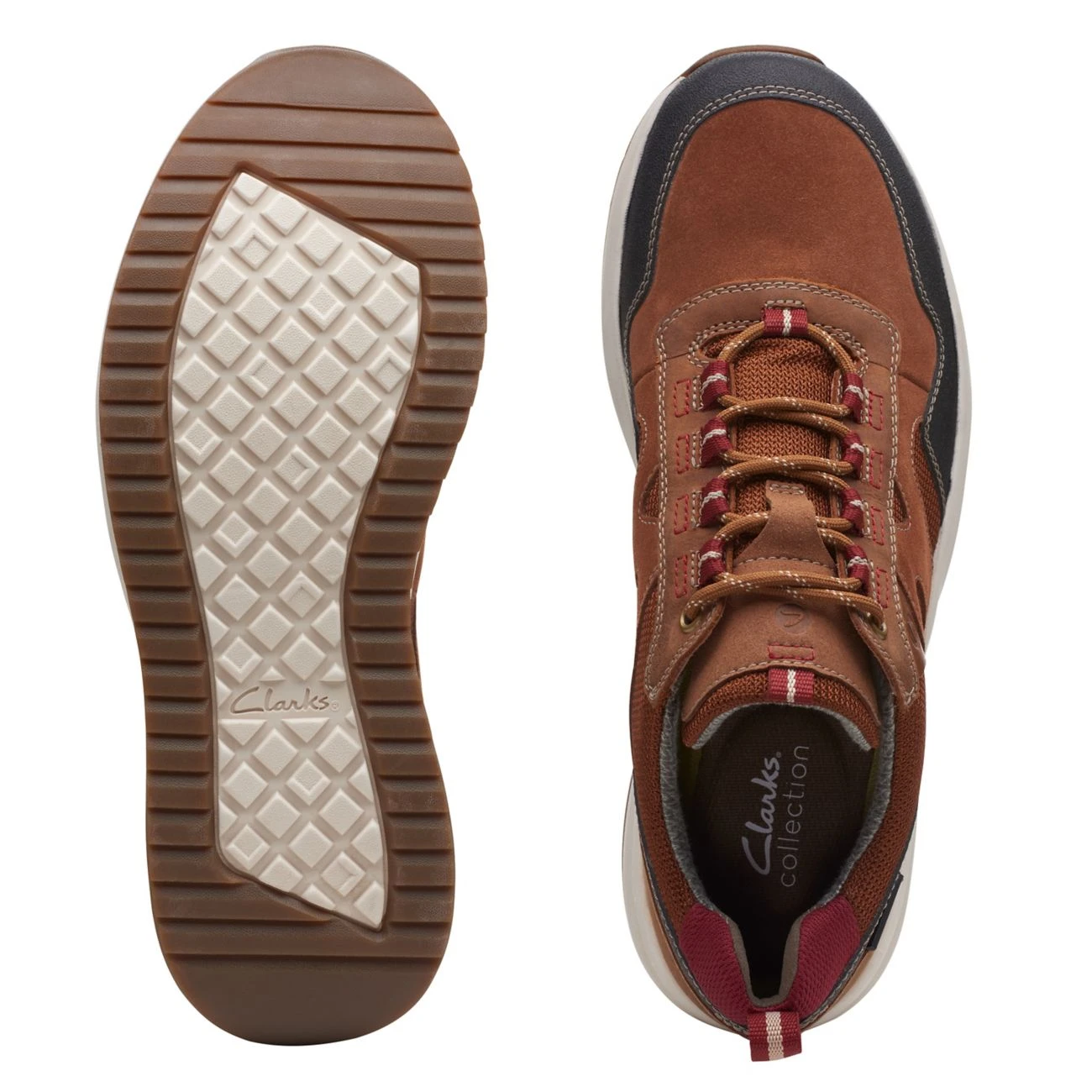 Clarks WellmanTrailAP Dark Tan Combination 9 Clarks WellmanTrailAP Dark Tan Combination - Image 7