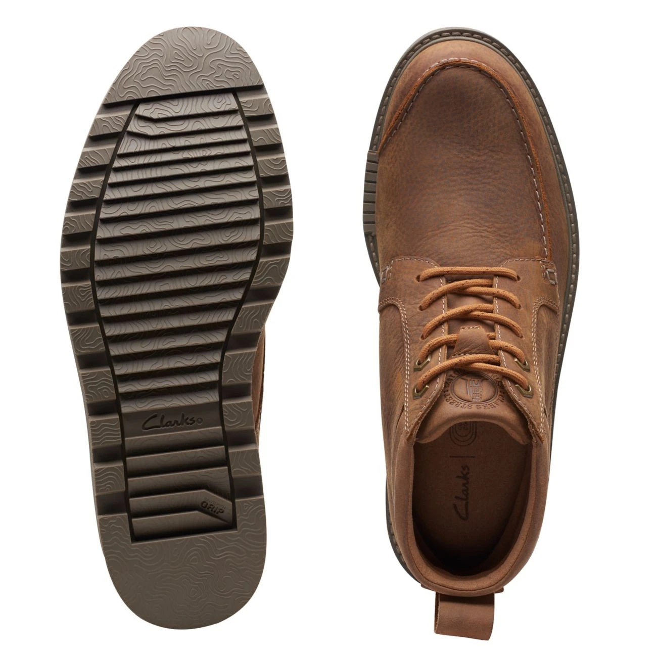 Clarks Hinsdale Mid Tan Leather 9 Clarks Hinsdale Mid Tan Leather - Image 7