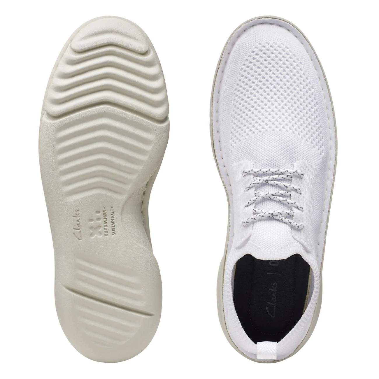 Clarks Origin2 White Knit 9 Clarks Origin2 White Knit - Image 7