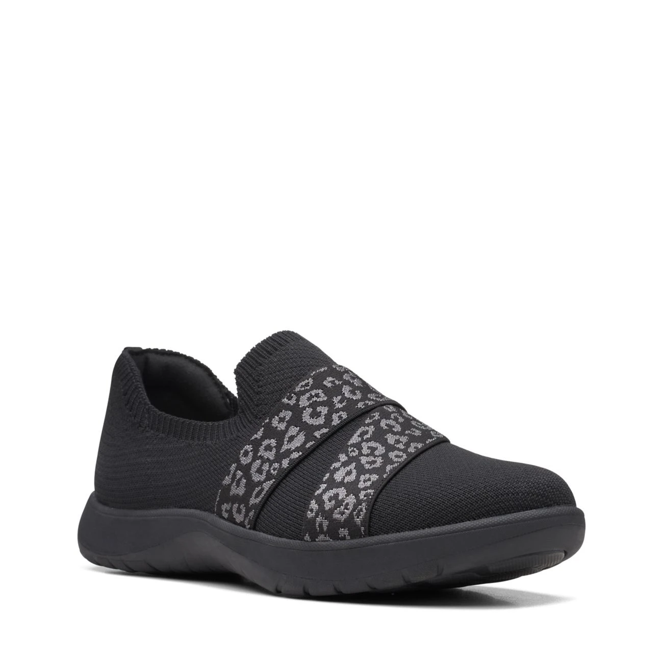 Clarks Adella Stride Black Knit 4 Clarks Adella Stride Black Knit - Image 2
