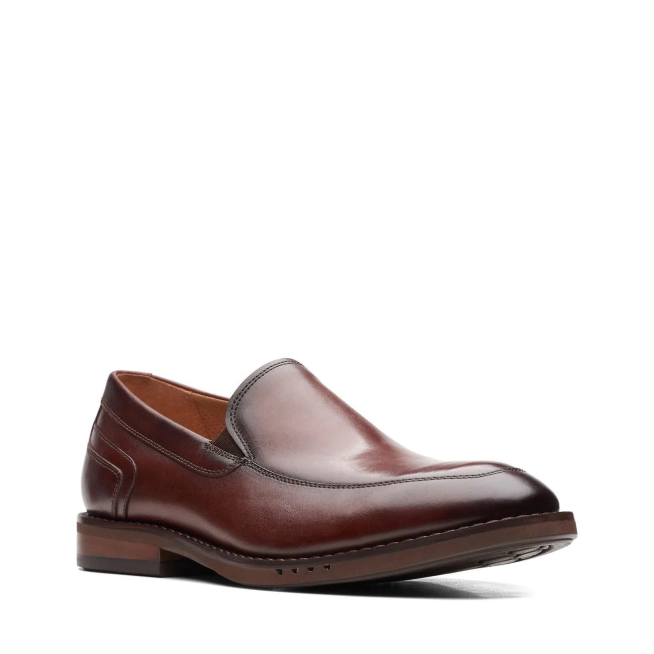 Clarks Un Hugh Step Brown Leather 4 Clarks Un Hugh Step Brown Leather - Image 2