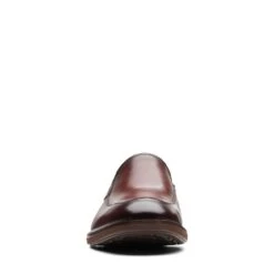 Clarks Un Hugh Step Brown Leather 11 Clarks Un Hugh Step Brown Leather -Clarks 26169020 W 3