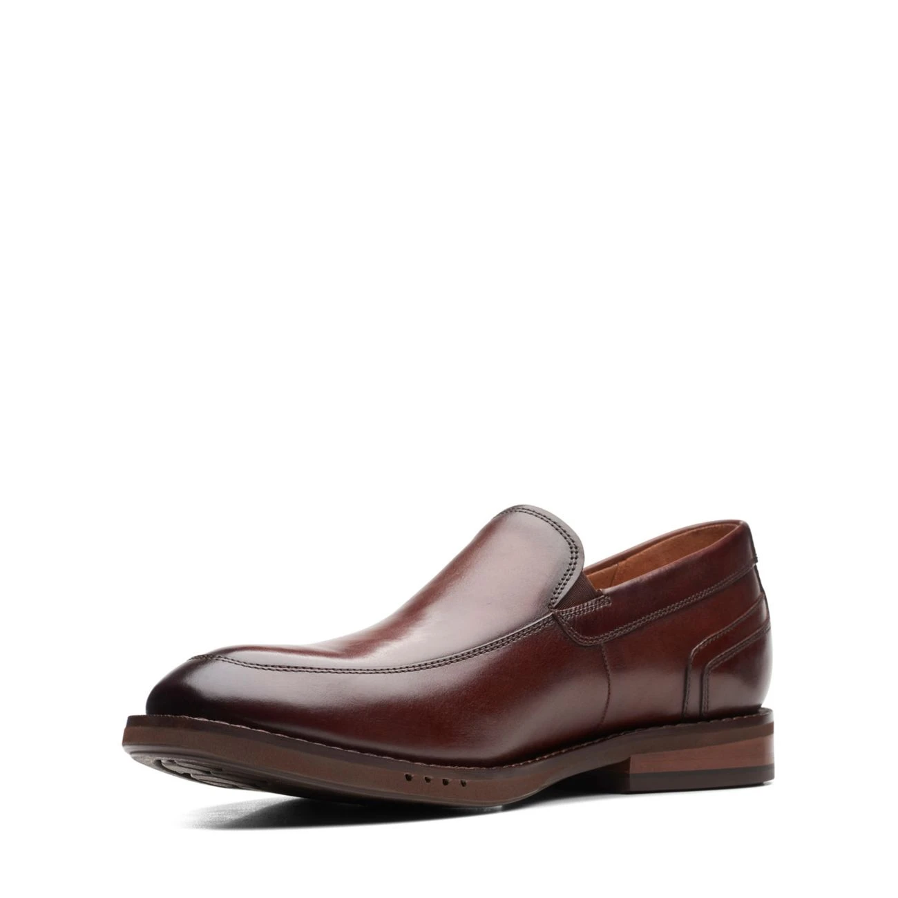 Clarks Un Hugh Step Brown Leather 6 Clarks Un Hugh Step Brown Leather - Image 4